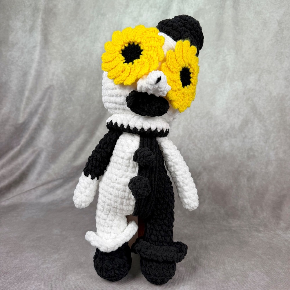 Handmade Crochet Clown Plush Terrifier Horror Slasher Film Memorabilia 18 Inch